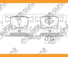 ��������� ������� �������� /�������� �������� 4�� /TI-GUAR ��� BMW F20, 21, 22, X3 F25 2011-2018; PN0558 TG-1942 34106859181 34106799801 TG1942 ����
