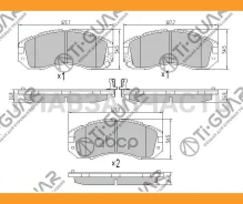 ��������� ������� �������� /�������� �������� 4�� /TI-GUAR ��� Nissan Navara 1997-2012, NP300 2008-2023, Pathfinder R50 1986-1995; TG-2344 PN2344 4106...