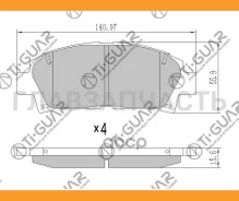 ��������� ������� /�������� �������� 4�� /������������ /TI-GUAR ��� Toyota Avensis 1997-2003 Caldina 1997-2002 220 215G; TG-263C BP21362 0446512160 GD...