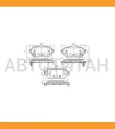 ��������� ������� �������� /������ �������� 4�� /TI-GUAR ��� Nissan Qashqai J11 2014- X-Trail T31 2007-2015 T32 2013-; TG-2806C PN2806 TG-2806 D40604C...