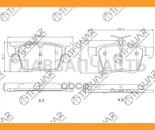 ��������� ������� �������� /������ �������� 4�� /TI-GUAR ��� Volkswagen Passat 2011- Kodiaq 2017-; TG-33003 BP33003 3Q0698451 3Q0698451B 3Q0698451C TI...