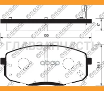 ��������� ������� �������� /�������� �������� 4�� /TI-GUAR ��� Hyundai Creta 2015-2021, I30 2007-2012, Kia Ceed 2007-2012; TG-3450 BP10373 581010QA00...