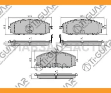 ��������� ������� �������� /�������� ������� 4�� /TI-GUAR ��� Nissan Patrol Y61 ZD30DDTi 3.0L, TB48DE 4.8L /1997-2010: HN2413 TG-407 41060-VB290 TI-GU...