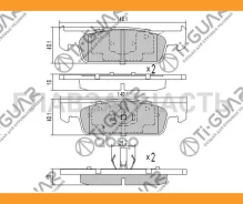 ��������� ������� �������� /�������� �������� 4�� /TI-GUAR ��� Renault Logan 2014-/CLIO 2012-/Smart 2014-; TG-43001 PN43001 410602396R TI-GUAR TG43001...
