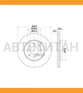 ���� ��������� /�������� /TI-GUAR ��� Honda FIT, JAZZ 2007-2013 GD1-4 2001-2007; 258/21��; TG-45251-SAA-G50 RN1376 DF4825 45251SAAG50 RN1376V DF4825 T...
