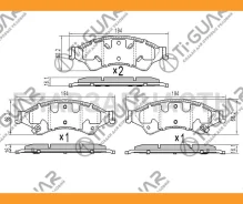 ��������� ������� �������� /�������� �������� 4�� /TI-GUAR ��� FORD Ranger 2011-, Mazda BT-50 2011-; PN51001 TG-5125 1723410 TI-GUAR TG5125 TG5125 ���...