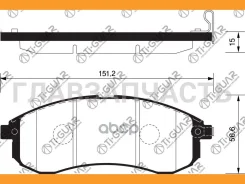 ��������� ������� �������� /�������� �������� 4 �� /TI-GUAR ��� Mitsubishi L200 K60, 70 2001-2007; TG-5529 PN2824 D106038U90 MR527550 410601E090 TI-GU...