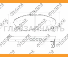 ��������� ������� �������� /�������� �������� 4�� /TI-GUAR ��� Nissan March K12, CUBE 2002-2008/G11 2003-2008/ Y12 2002-2010; TG-675 PN2452 41060AX000...