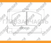 ��������� ������� /�������� �������� 4�� /������������ /TI-GUAR ��� Lexus RX300, Toyota Highlander 2000-2007, Kluger 2000-2011; PN1457 TG-658C TG-658...