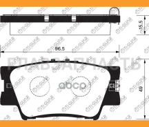 ��������� ������� /������ �������� 4�� /������������ /TI-GUAR ��� Toyota RAV4 2006-, Camry 2006-2018; TG-733 A733K TG-733C HN522 PN1522 DB1832 D226902...