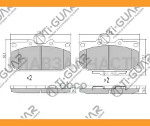 ��������� ������� �������� /�������� TI-GUAR ��� Subaru Impreza GD 2000-2007 TI-GUAR TG7463 TG7463 ����
