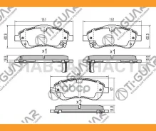 ��������� ������� �������� /�������� �������� 4�� /TI-GUAR ��� Honda CR-V RE# 2006-2018; TG-8808 PN8808 45022SWWG00 TI-GUAR TG8808 TG8808 ����
