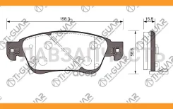 ��������� ������� �������� /�������� �������� 4�� /TI-GUAR ��� Infiniti EX50 2008-2013 /G35, G37 2008-; TG-8838 PN0388 D1060JK000 D1060JK00B TI-GUAR T...