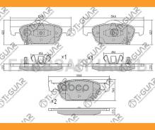 ��������� �������/�������� �������� 4�� /������������ /TI-GUAR ��� Honda Accord C2 2008-2013 FIT G5 2013-2020 Civic 2012- Step Wagon RK5 2009-; TG-886...