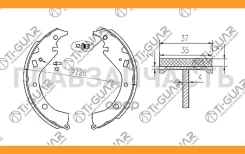 ��������� �������/������ ���������� Ti-GUAR ��� Toyota Premio 02-, Spacio 01-, Probox 02-, WISH 03- TI-GUAR TGD1082 TGD1082 ����