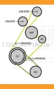 ����� ������. ����� Ford Kuga II (13-)/Mondeo V (15-) 2.0T/2.5i (� �����. ���. ) (CM 5720) Trialli CM5720 CM5720 ����