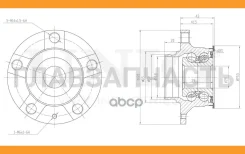 ������� ������ (� ABS) VW Polo V 10-, Skoda Rapid (NH1, NH3) 12-, Fabia (5J2) 07- HUB20120 ����