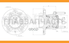 ������� ������ (� ABS) Opel Vectra C 02-, Fiat Croma (194) 05-, Saab 9-3 (YS3F) 02- HUB20190 ����
