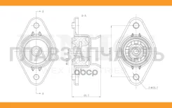 ����� ������������ ������ Kia Sportage III 10-, Hyundai ix35 10- RMP13055 ����