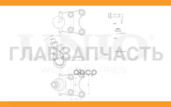 ����� ������� �������� ������ Opel Frontera A-B 92-, Monterey A-B 91-, Isuzu D-Max (TFR, TFS) 02- SSP20031 ����