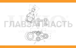 ����� ������� �������� ������ Daewoo Espero (KLEJ) 91-, Lanos (KLAT) 97-, Opel Kadett D-E 79- SSP20064 ����