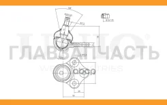 ����� ������� �������� ������ Renault Megane III 08-, Fluence 10-, Scenic III 08- SSP20089 ����