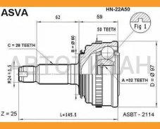 ���� ������� | ����� ����/��� | Honda/ Accord(CB, CD)Vigor Ascot Prelude(BA, BB) Inspire Rafaga/3 [HN22A50] HN22A50 ����