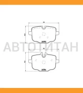 ������� ����. ���. BMW 5/6 (F06/F10-F13/F18) 2.0-4.4 10- Brembo P06061 P06061 ����
