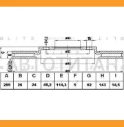 ���� ��������� ������������� | ����� | Toyota Auris/Avensis 06- [BS0299] BS0299 ����