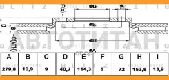 ���� ��������� Mazda 3/5 00 - BS0429 ����