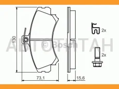������� �������� �Mitsubishi Carisma 1.8GDi/1.9GDi 95, Volvo S40 95-97 0 986 424 371 590 02 0986424371 ����