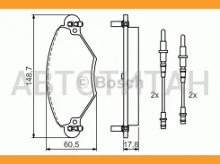 ������� �������� �Citroen C5 2.0i 16V/2.0HDi 00 8DB355019411, 13046039972, 603997, T9103, 6114484, 2327717714, 2327701, 573027J, 573027B, FDB1411, DP6...