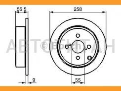 ���� ��������� ������ Toyota Corolla 1.4/1.8i 02 24010901381, 54261, 54261PRO, 6043793, DF4379, 186848, 98200126101, 92126103, 982001261, 92126100, 56...