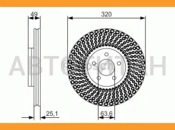 ���� ����. ���. ����. [320x25] 5 ���. [min 2] FORD Focus III 04.11-/ Kuga II 01.13-/ Tourneo 12.12-/ Transit 13 09.13- 0986479660 ����