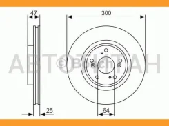 ���� ����. ���. ����. [300x25] 5 ���. Honda CR-V II (RD_) 2.0 07/02-09/06 2.2 CDTI 02/05-09/06 0986479R24 ����