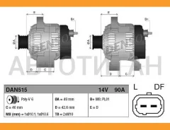 ��������� Citroen: C2 1.1 03-, C3 1.1 09-, C3 1.1 I/1.6 16V 02-, C3 Pluriel 1.6 03-, C4 1.6 16V 04-, Xsara 1.4 HDI 97-05 Iveco: Daily I 35-10/35-10 K...