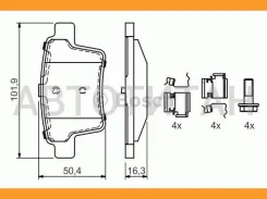������� �������� � Ford Mondeo 1.8SCi/2.2TDCi/3.0 V6 24V 03 0 986 494 076 1149 10 [1356392] 0986494076 ����
