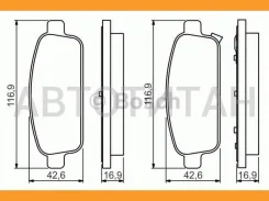 ������� �������� ������ Opel Astra, Chevrolet Cruze 1.4-2.0 09 8DB355015221, 8DB355015211, 13046072642, 607264, T1957, 6118449, 0986494634, 2509616295...