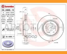 ���� ��������� �������� ����. (293x28) 5 ��� Brembo 09A86611 09A86611 ����