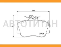 ������� ��������� (�������) Mercedes-Benz C-Class 93-01 Brembo P06017, �������� P06017 ����