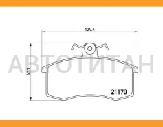 ������� �������� �Lada 2108-2112 1.1-1.5 86 P41003 GDB469=FDB527=571346B P41003 ����