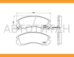 ������� �������� � Mitsubishi Galant 2.0/2.5/2.4GDi 89 P54017 354 02=765FDB=572370B Brembo P54017 P54017 ����
