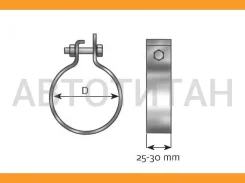 X���� ��������� (����) Premium D=114,5 L=160 H=30 MAN, MB, Iveco, Kamaz 5490/2642 99715 ����