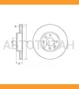 ���� ����. ���. ����. [260x22] 4 ���. Nissan Micra 1.0/1.2/1.4/1.5dCi 01/03-, Renault Clio/Modus/Megane II 1.4 09/03-/Modus 12/04- BG3762 ����