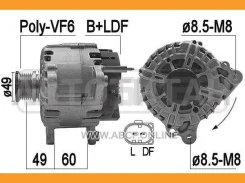 ��������� 12V 180A Skoda Superb II 08-, VW Craffter 11-/Passat 05- 209200 ����