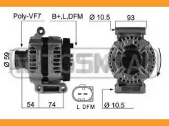 ��������� 14V 150A FORD Transit 2.4D/3.2D 06-/ Landrover Defender 2.4D 07- ERA 210422 210422 ����