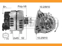 ��������� 14V 120A Citroen C4, Peugeot 307/407 1.4-2.0 210604 ����