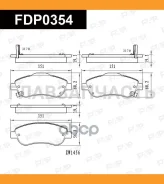 ������� �������� �������� 151x60x19 Honda CR-V 2.0/2.2D/2.4 06 FDP0354 FDP0354 ����