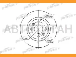 ���� ��������� ������ Renault: 18 80-86, 18 Variable 82-86, 25 84-93, Espace I 84-92, Espace II 91-96, Fuego 83-85 PBD1017 ����