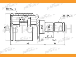 ���� ���������� ����� 22x35x21 Suzuki Baleno/Esteem SY413/SY415/SY416/SY418/SY419 95-01 Patron PCV1424 PCV1424 ����